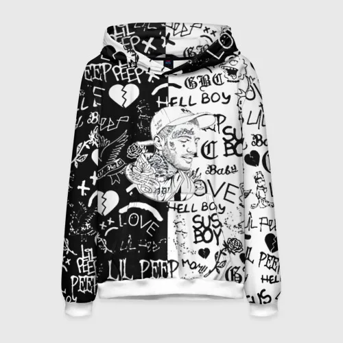 Men's Hoodies 3D Lil Peep logobombing Printed Sweatshirts Men Women Hip Hop Harajuku Tracksuit Pullover Oversized Men Y2k Hoodie