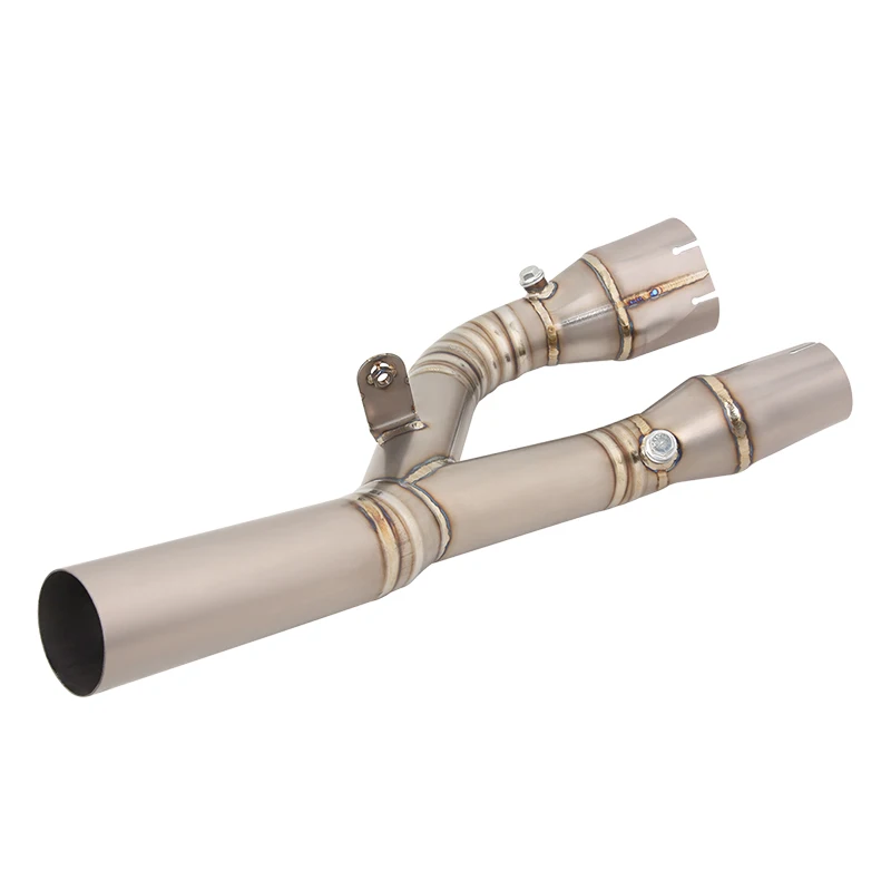 Sistem Knalpot Motor Escape Moto Mid Link Pipe Dengan DB Killer Titanium Alloy Untuk BMW S1000RR 2019-2025 S1000R 2021-2025