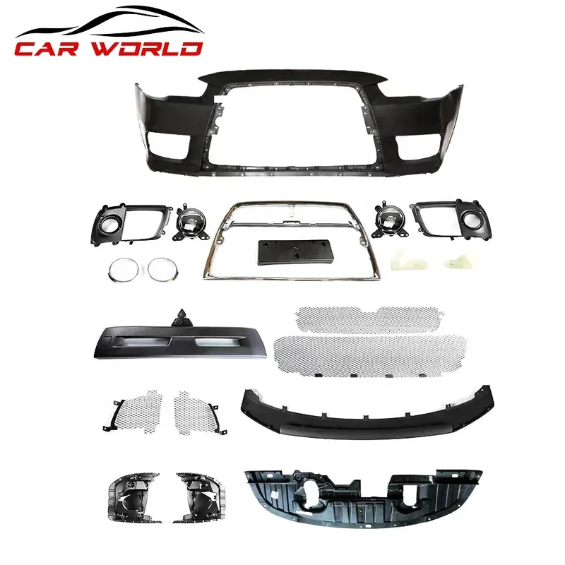 

Factory Hot Selling High Quality Auto Facekit for 2009-2016 Lancer EVO Split Type Car Bodykit for Mitsubishi Lancer EVO Front