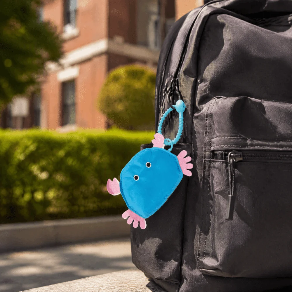 Soft Plush Material Crab Shaped Storage Pouch Hanging Clasp Compact Mini Size Mini Plush Coin Purse Zipper Pouch