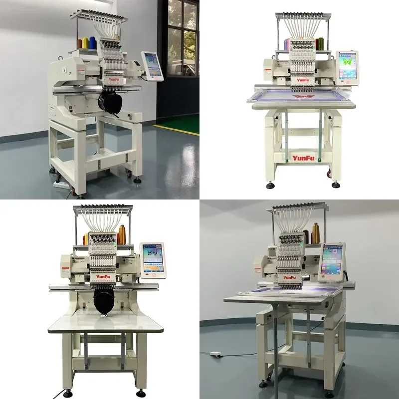 for PR1055X Electronic Embroidery Machine 12-15 Needles Multi Needle Cap Embroidery Machine Wholesale Low Price Sale
