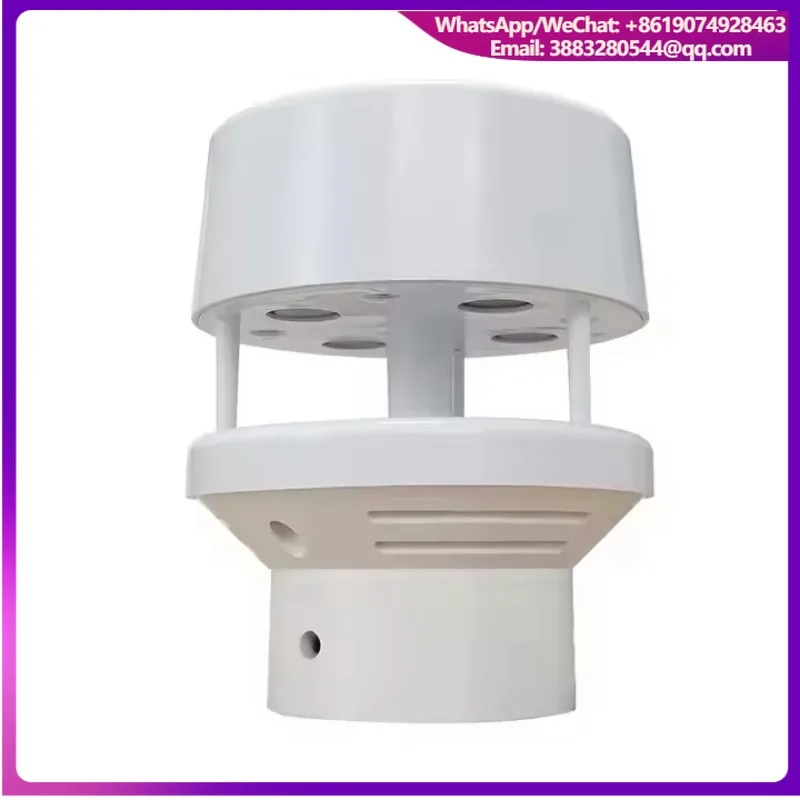 Smart Low Cost Low Consumption Anemometer White Weather Station 5V DC RS485 Output Ultrasonic Wind Speed Direction Sensor