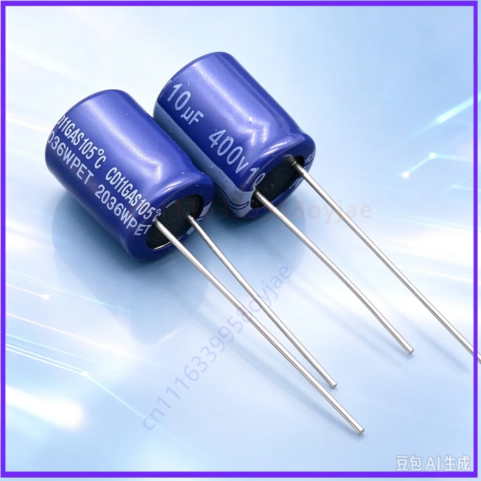 Reliable for Aishi CD11GAS 10uF 400V High Frequency Electrolytic Capacitor 10x12  200pcs