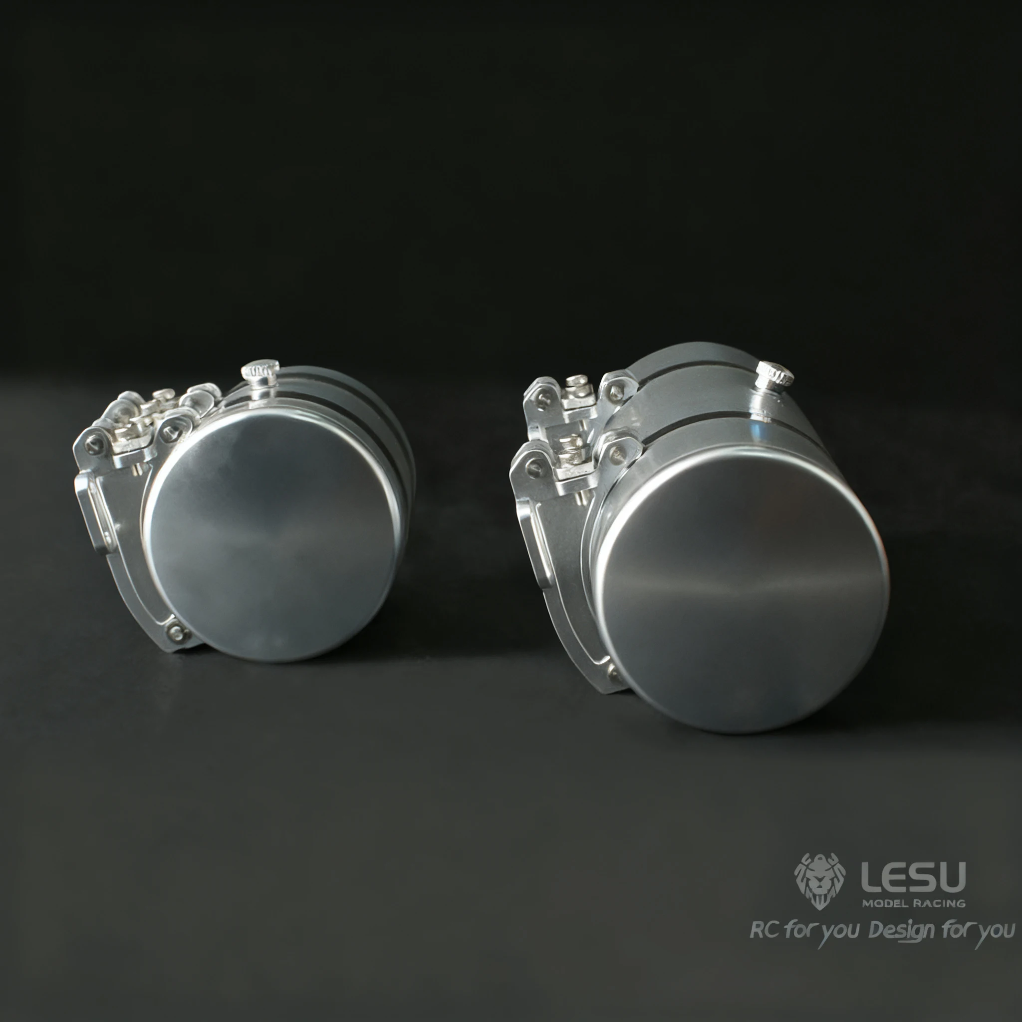 LESU Serbatoio Carburante Circolare G6059 GL Modello Camion Americano Stile per 1/14 Tamiya RC Trattore King Hauler Globe Liner Accessorio di Aggiornamento