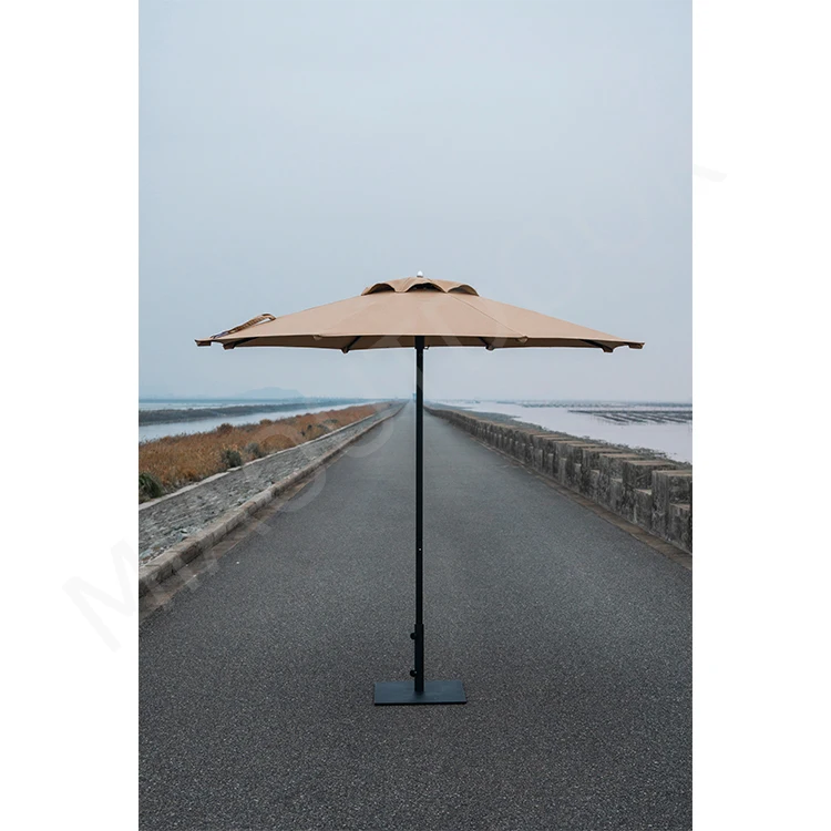 Restaurant Outdoor Sun Garden Parasol Resort Patio Umbrella Alu