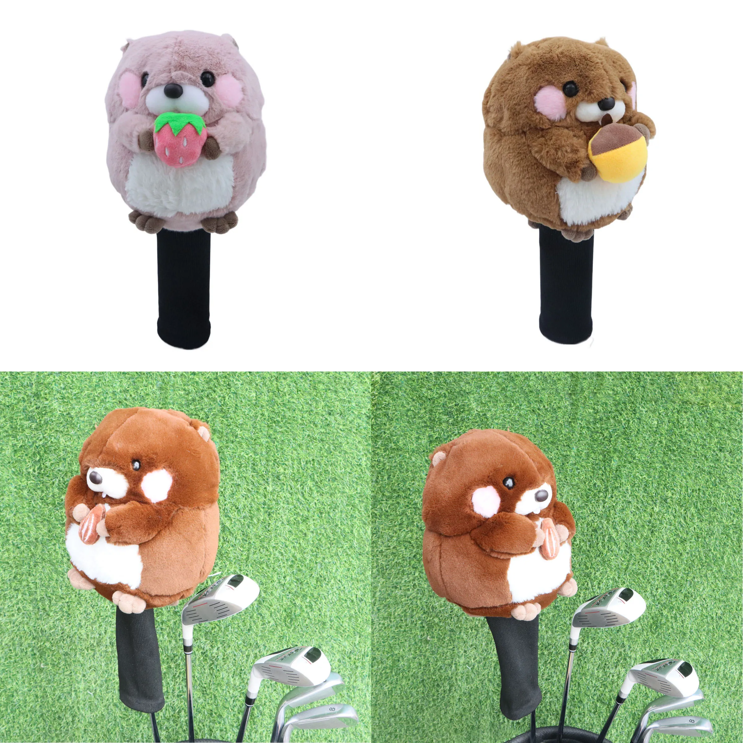 Plush Animal Golf Club Headcover for Driver #460CC Suitable for Golfer Mascot Novelty Cute Gift for Men Women