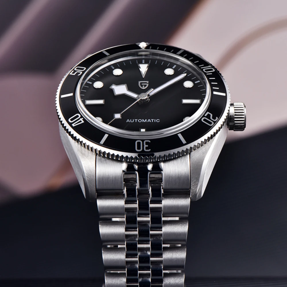 PAGANI DESIGN BB58 Retro Men's Watches Luxury Automatic Watch For Men Mechanical Wristwatch NH35 Luminous AR Sapphire Clock Gift