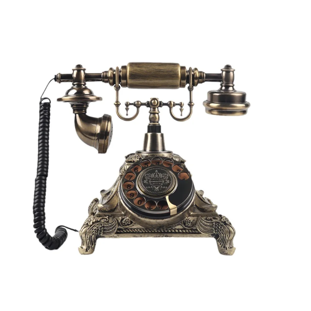 Hot Sell Wall Phone Vintage Guestbook Audio Corded Telephones Recorded Telephone Set