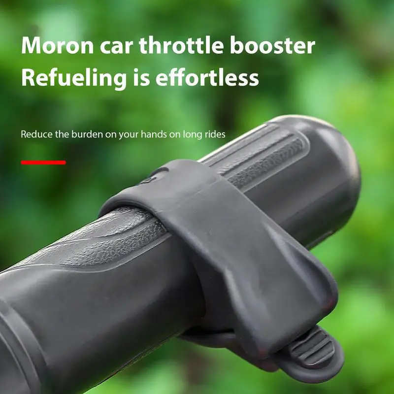Motorcycle Silicone Throttle Clip Handlebar Throttle Ruise Control Rotatable Throttle Clip Motorbike  Riding Wrist Boost