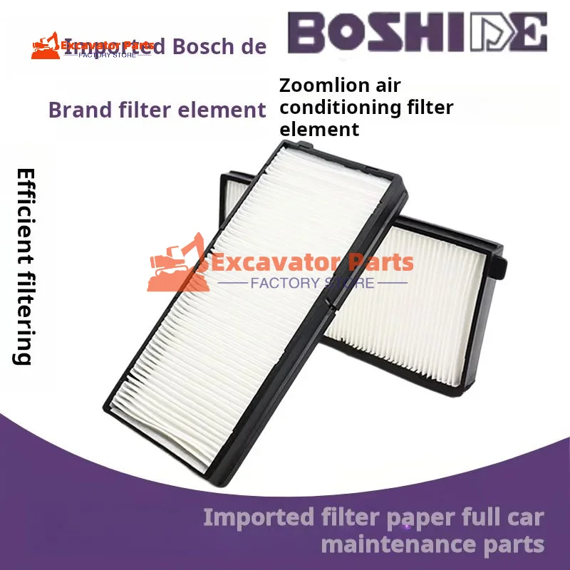 For Zoomlion 135/150/155/205/215/230/330E-10 Air conditioning filter Excavator Parts