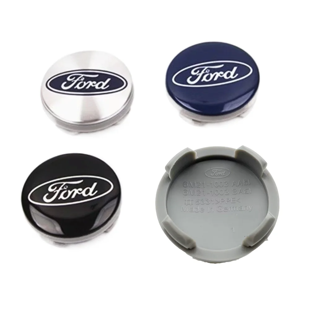 4 unids/set 54mm estilo de coche tapa central de rueda cubiertas de cubo insignia accesorios para Ford Mondeo Focus 2 3 4 Mustang Fiesta ecosport