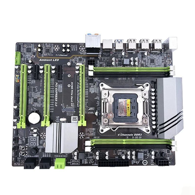 

X79T LGA 2011 CPU Mainboard USB3.0 4 DDR3 Motherboard Desktop PC Computer Motherboard