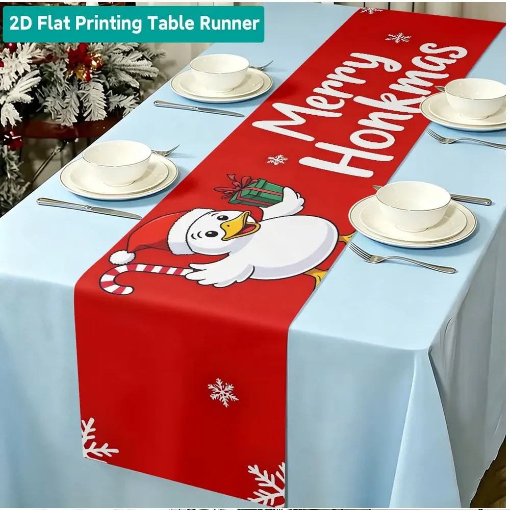 Table Runner Linen Fall Harvest Pumpkin on Off White with Buffalo Plaid Border Autumn Table Decor Thanksgiving Dinner