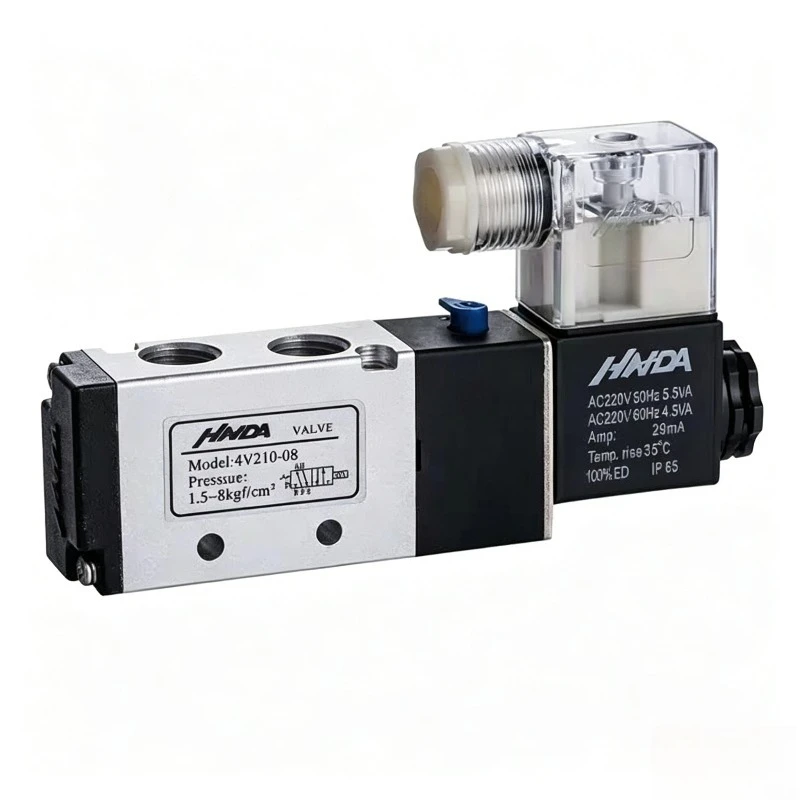 Электромагнитный клапан HAIDA pneumatic solenoid valve HD4210-08 HD4310-10 4V210 4M310 08M Пневматика — деталь 1