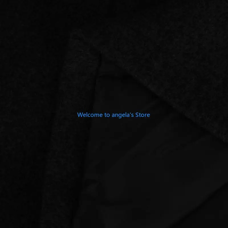 

X4YC женское повседневное однобортное полушерстяное пальто с воротником-стойкой