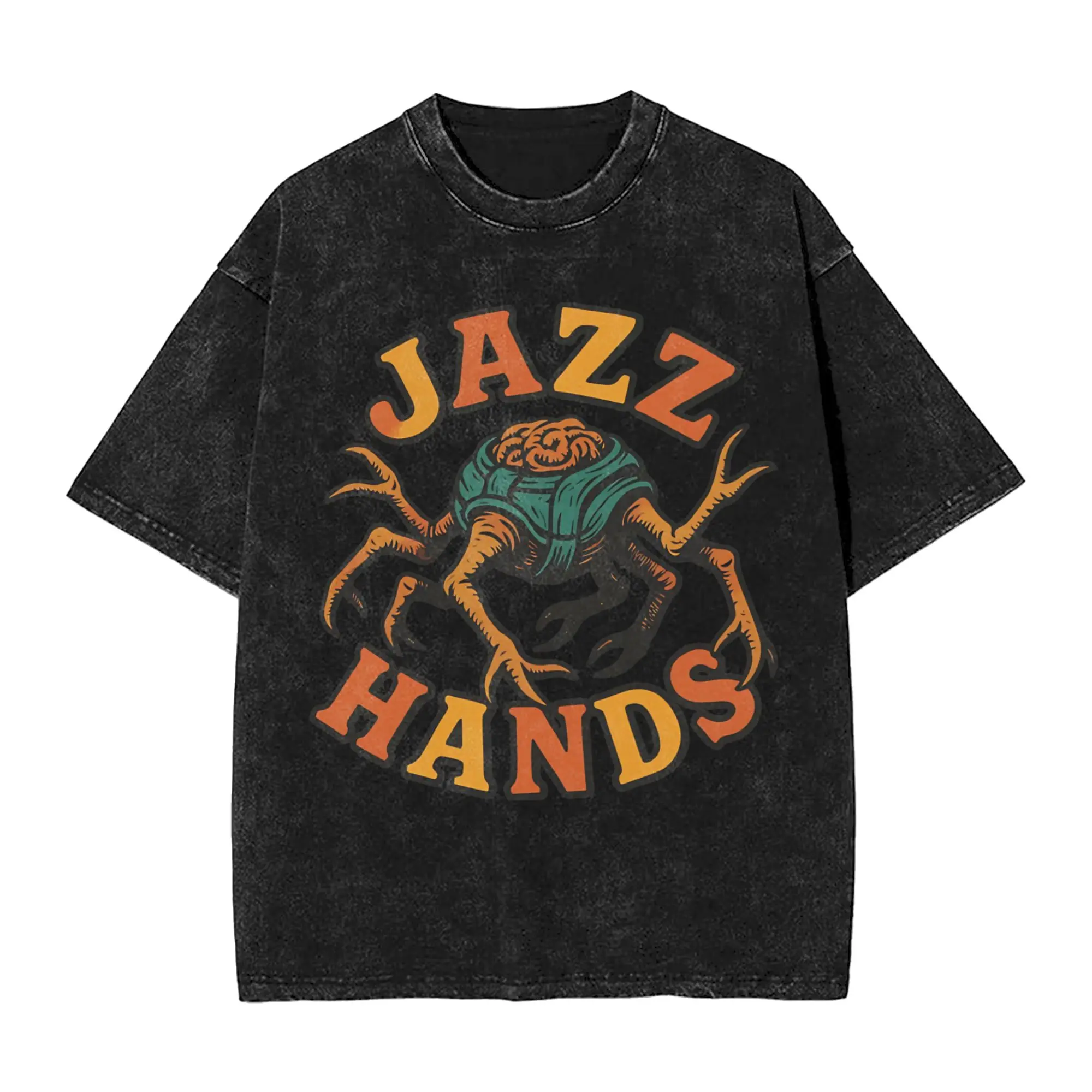 Men's T-Shirt Project Hail Mary Jazz Hands Vintage Rocky Amaze Book Lover T-Shirts Trending  Beach Tees Loose Casual Clothes