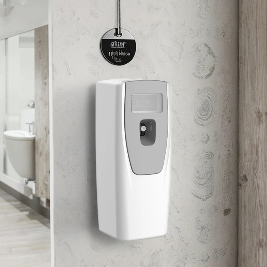 Automatic Elevator and Toilet Spray Aroma Dispenser Battery Powered Air Freshener with Refillable Can Bath & Toilet Supplies