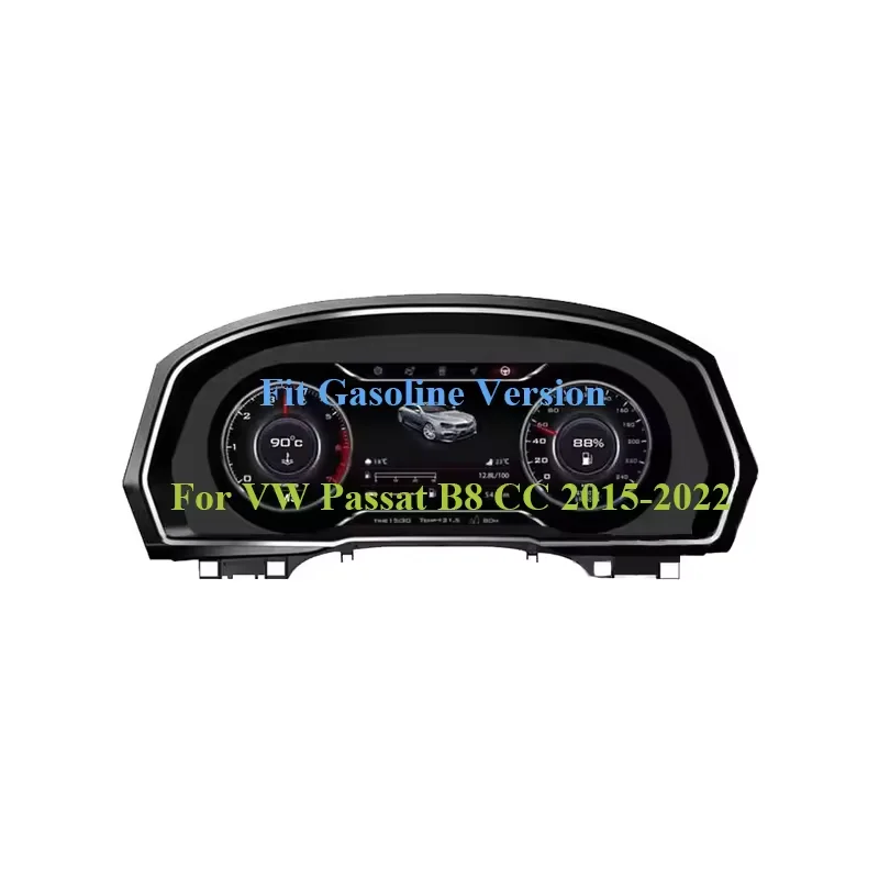 

12.5-inch LCD Speed Cluster Instrument Panel for VW Passat B8 CC 2015-2023 Digital Dashboard Panel Miles