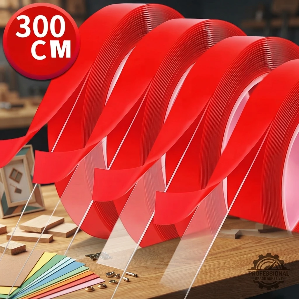 Doppelseitiges Klebeband Nano-Tape 3 Meter 6/8/10/15/20/25/30mm Breite Transparentes Klebeband Waschbares Klebstoff-Nano-Traceless-Aufkleber
