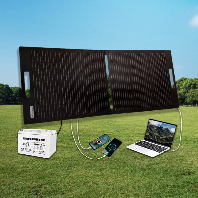 Bolsa plegable solar portátil