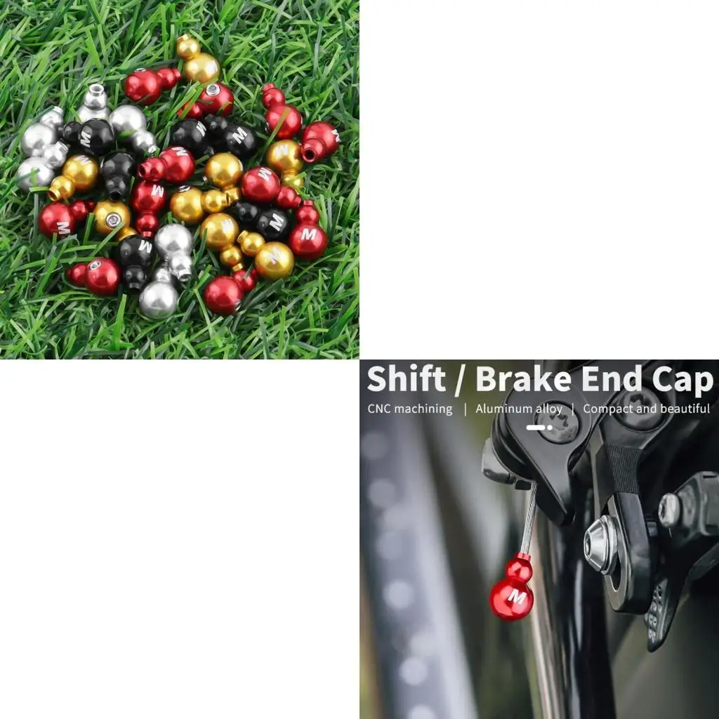 

Alloy Cable End Crimps Bikes Shifts Cables Gear Wire End Tip Crimps with Wrench