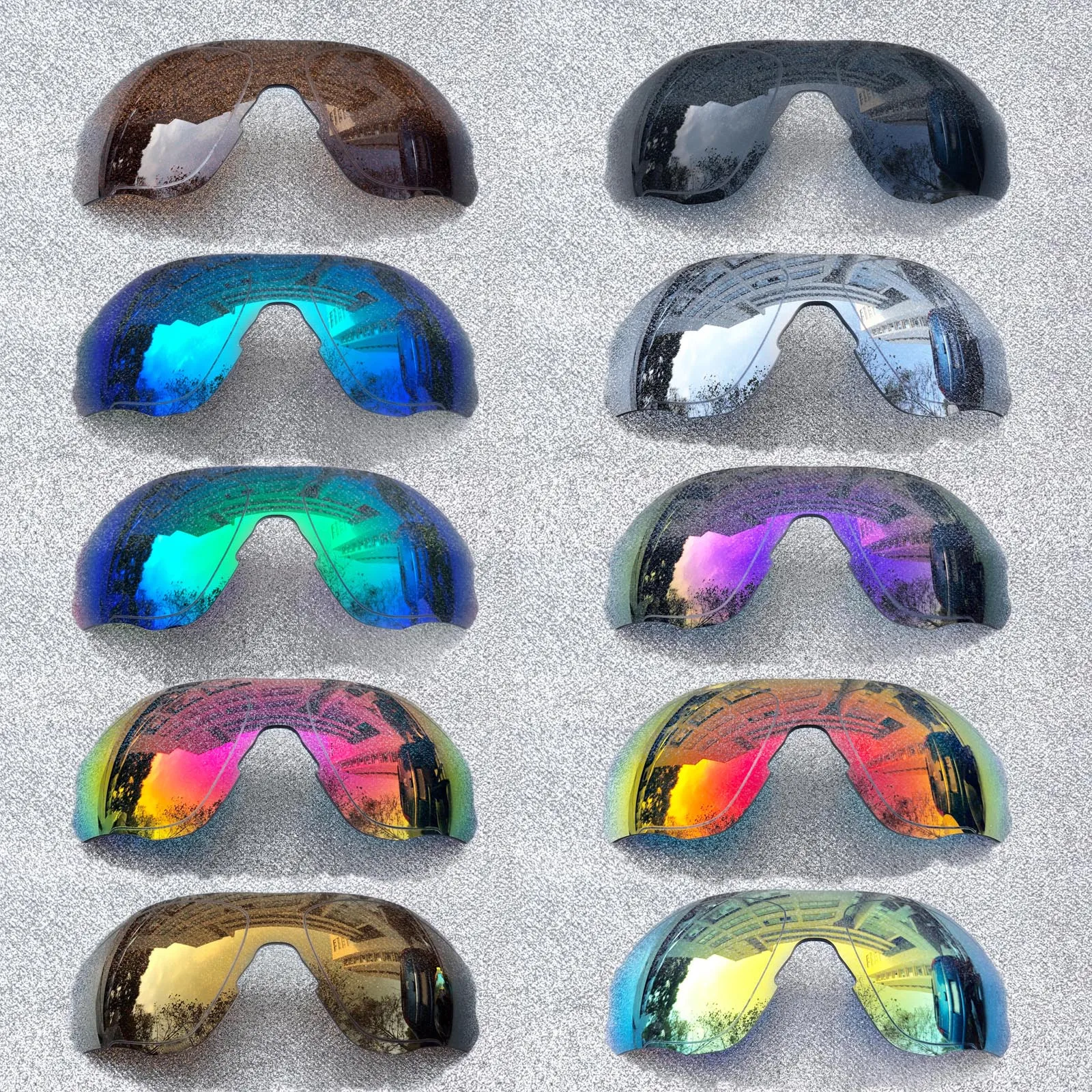 

HDTAC Polarized Replacement Lenses For-Oakley EVZero Pitch Asian Fit OO9388 Sunglasses Multicolor Options