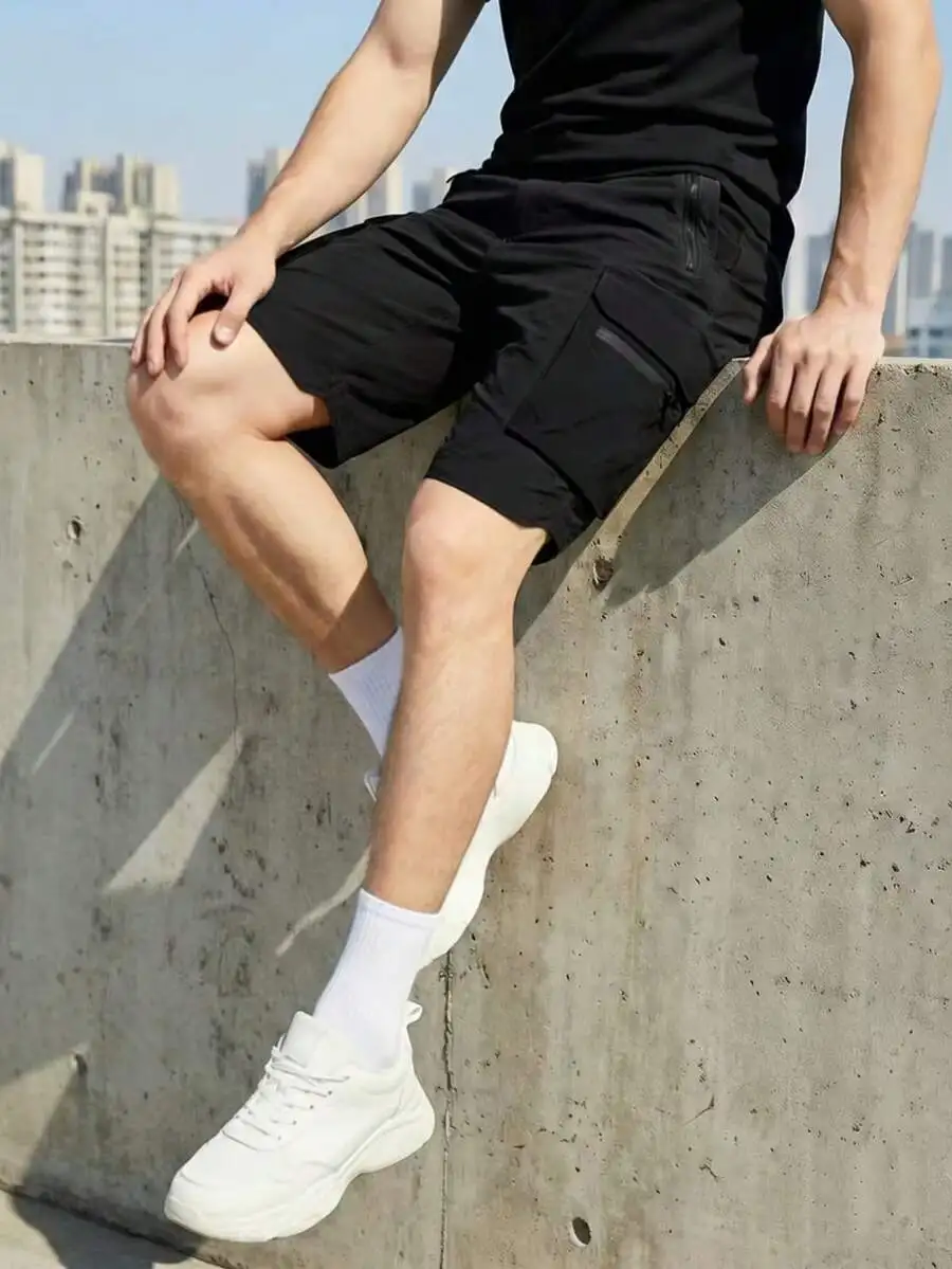 

Mens Cargo Shorts Lightweight Breathable Quick Dry With Multiple Pockets For Outdoor Hiking