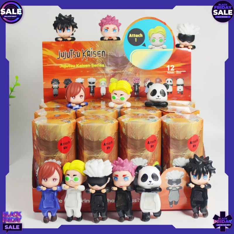 

Коллекционные мини-фигурки Jujutsu Hippers Blind Box: панды, игрушки-сюрпризы, украшения для автомобиля, модель для декора, подарок на день рождения