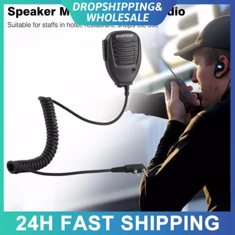 

Microphone For Baofeng,Walkie Talkie PTT Shoulder Speaker For Mall Car Police Station Walkie-Talkie,For BaoFeng 888S