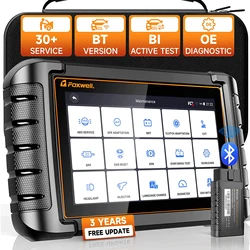 FOXWELL NT809BT OBD2 BiDirectional Scan Tool CAN-FD/DOIP All System Diagnostics Tools 30+ Reset OBD2 Car Automotive Scanner