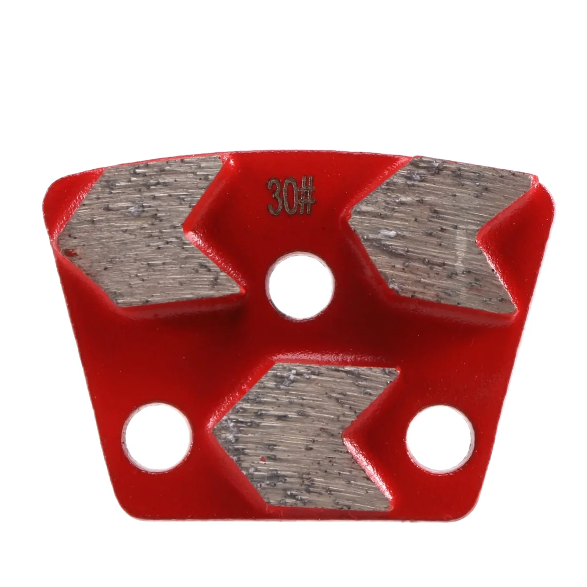 30 Grit Metal Bond Scraper Trapezoid Diamond Floor Grinding Pad Disc for Removing Adhesives Spots Joints