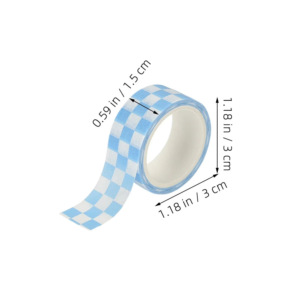 5 Rolls Washi Tape Grid Aesthetic Craft Tape for Planner Journaling Organization Ruler Design DIY Projects