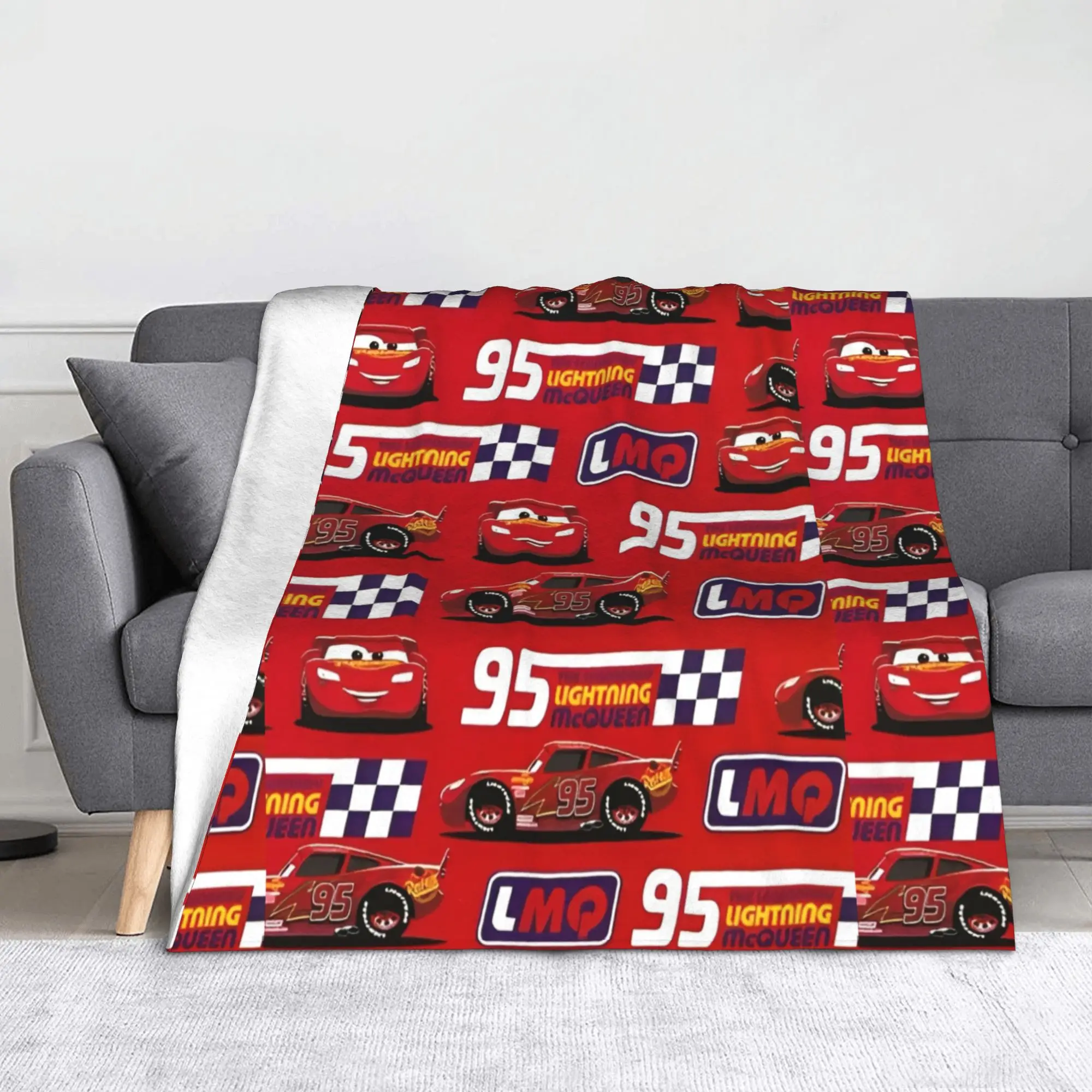 

Одеяло Cars 95 Lightning McQueen Speed, нечеткие одеяло, постельное белье, ультра-мягкие теплые покрывала с принтом дивана