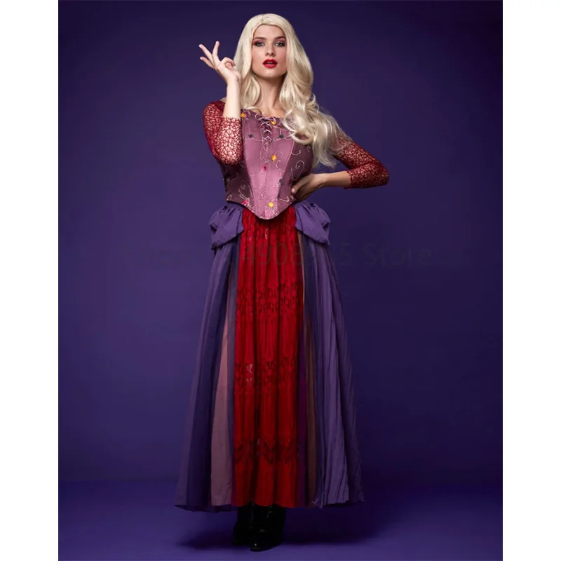 

Halloween New Fashion Witch Queen Role Play Costume Masquerade Dress Princess Dress Stage Adult Costume