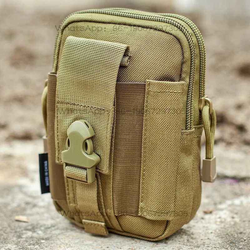 Ladybug Multifunctional Fanny  Men's Outdoor EDC Commuter Large Screen Mobile Phone  Change Waist Bag