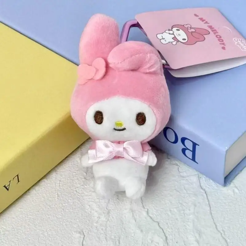 Kawaii Chocochat Hello Kitty Plush Toys Keychain Cartoon Usahana Kero Kero Keroppi Backpack Pendant Doll Friends Birthday Gift view 6