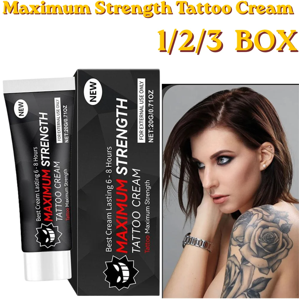 Body Brightening Tattoo Cream Deeply Hydrates Calms Sensitive Skin Prevents Color for External Use Body Tattoo Care