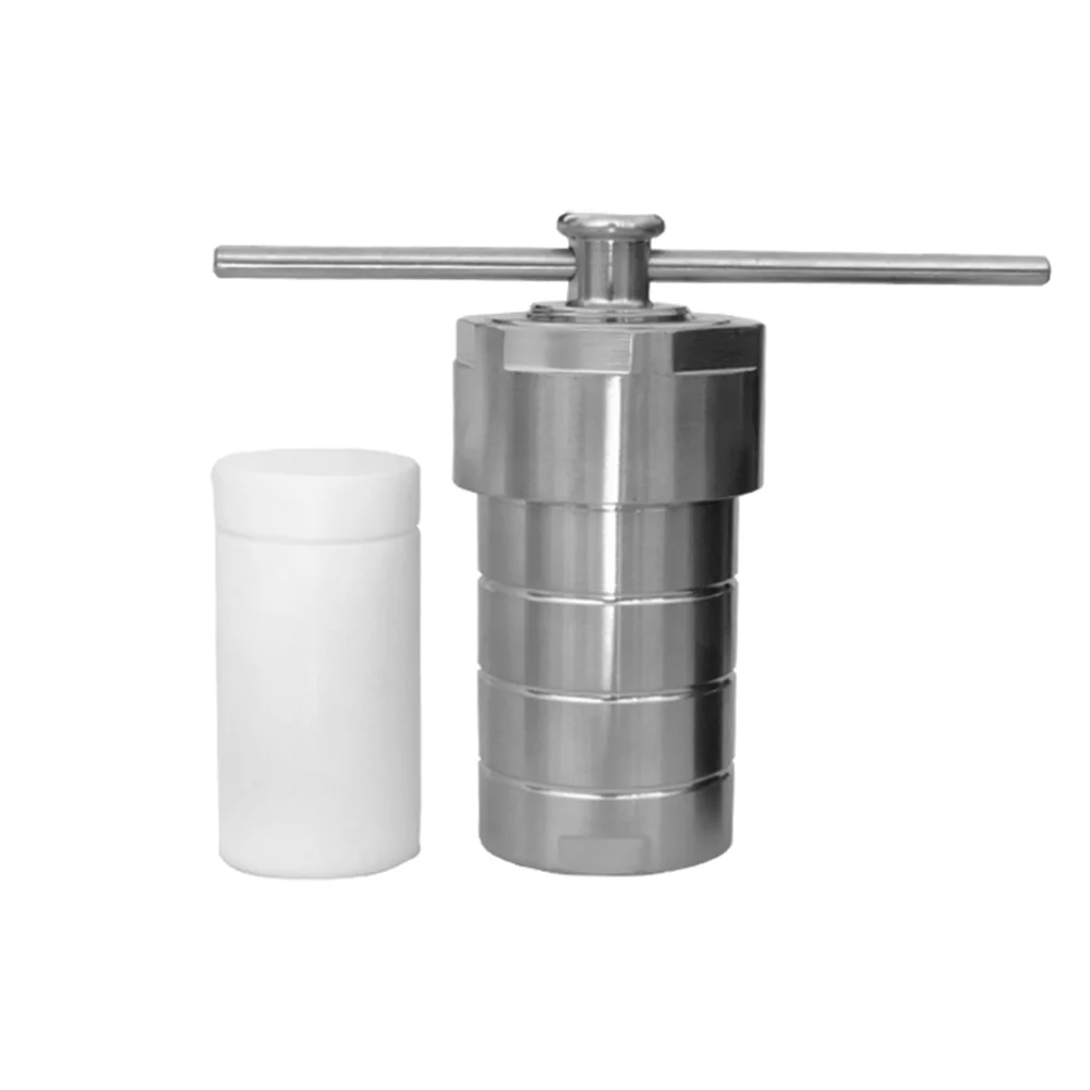 

Hydrothermal Autoclave Reactor Vessel Kettle Hydrothermal Synthesis Vessel Kettle with PTFE Line 50ml
