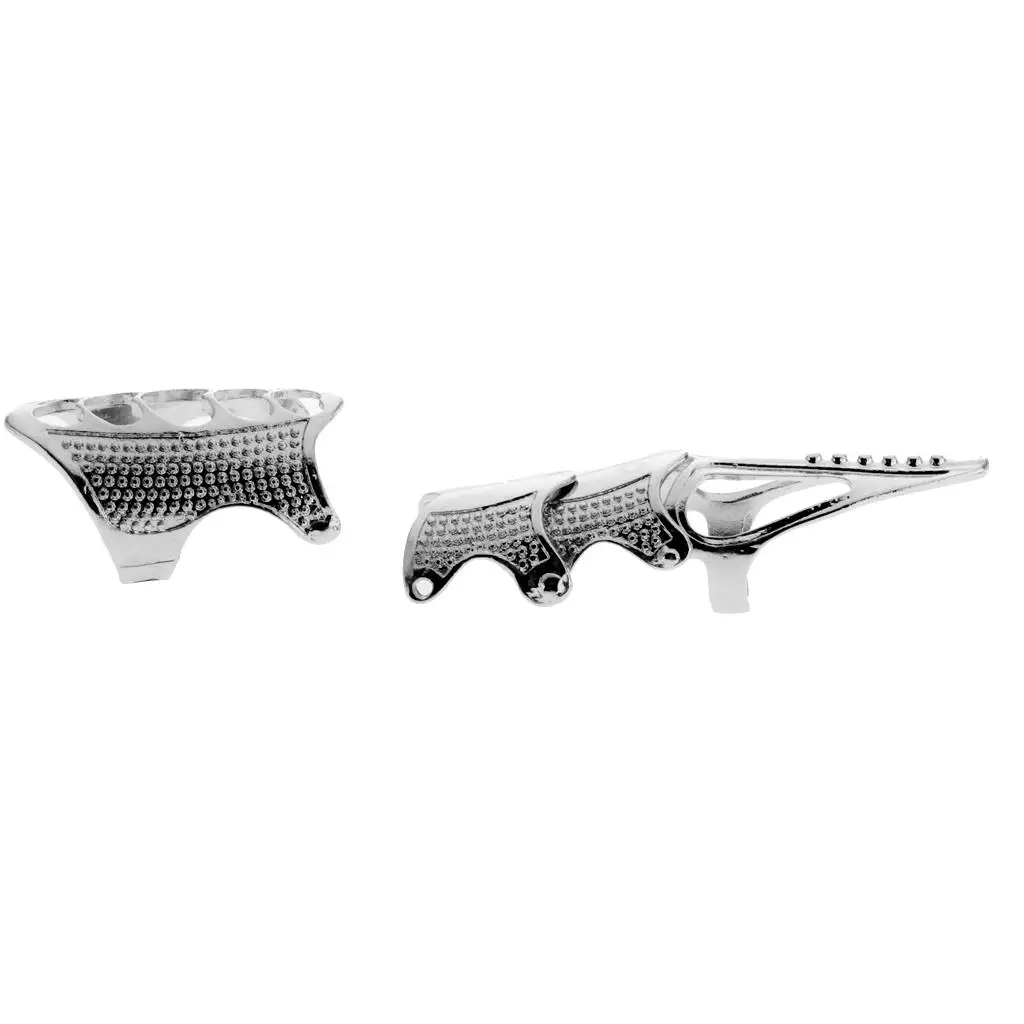 Luxury Jewelry Full Finger Ring Hinged Style Alloy Metal Ring Fashion Accessory for Unisex Gift