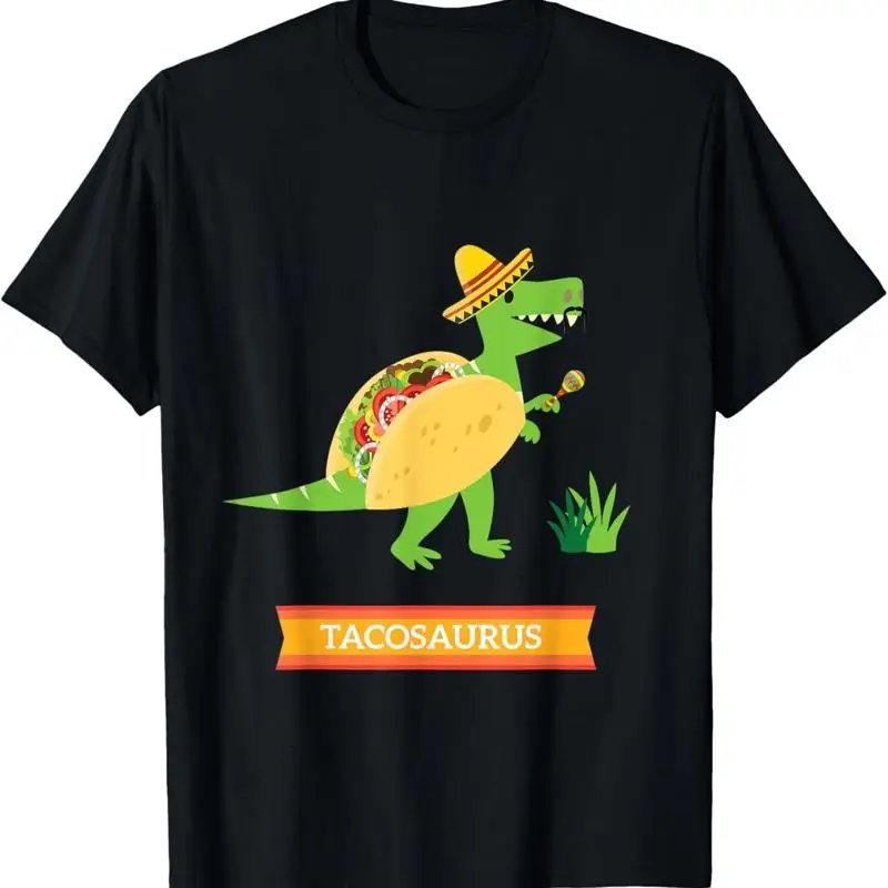 

Рубашка с мексиканской едой Tacosaurus Funny Taco Dinosaur T Rex