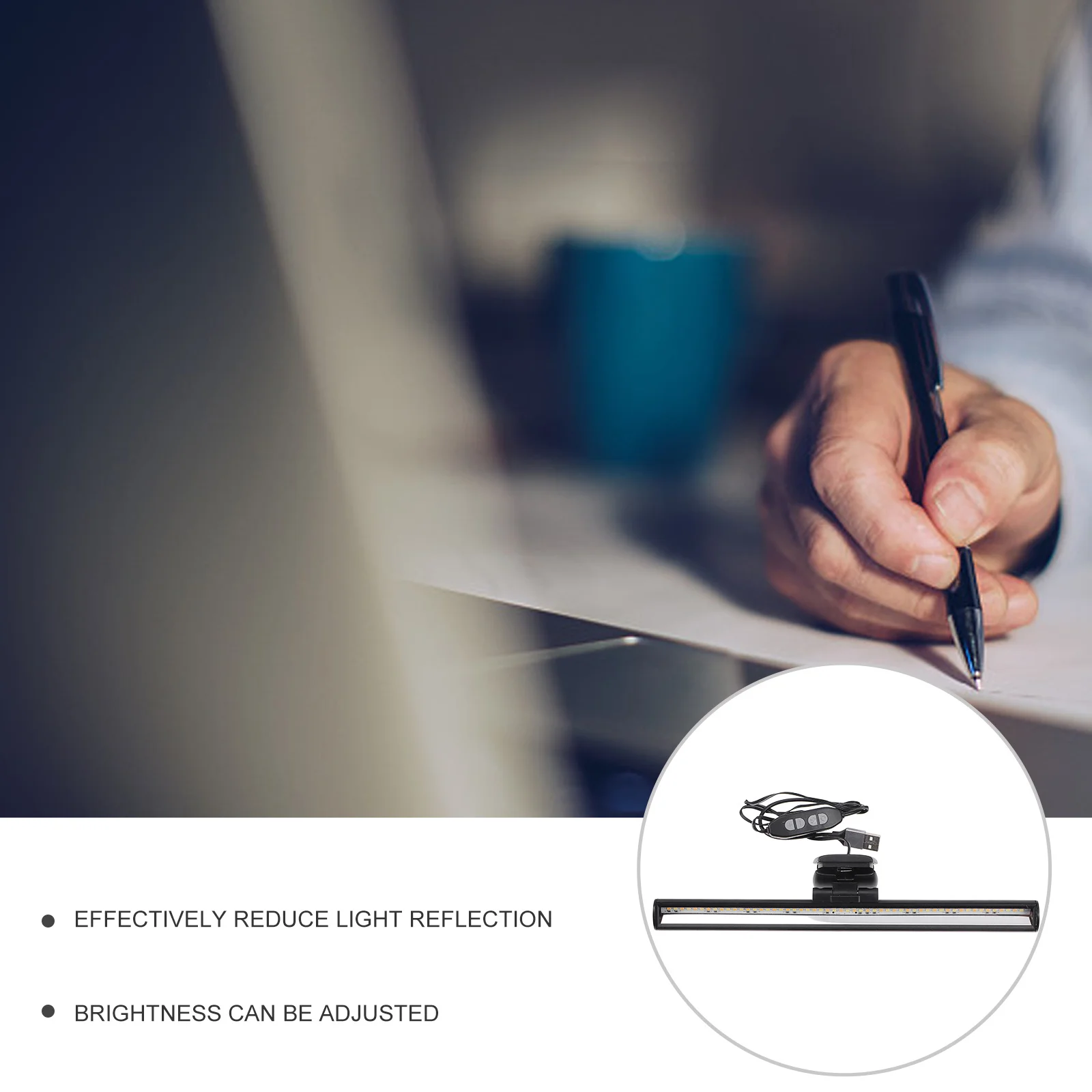 USB LED شاشة الكمبيوتر ضوء بار 10 مستويات سطوع قابل للتعديل درجة حرارة اللون حماية العين لا وميض