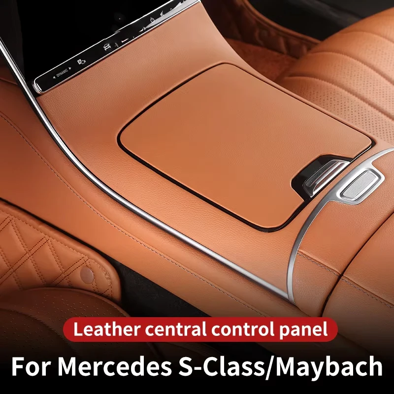 

Applicable to Mercedes Benz S400L Maybach S480 central control cup panel 450L interior protection sticker modification