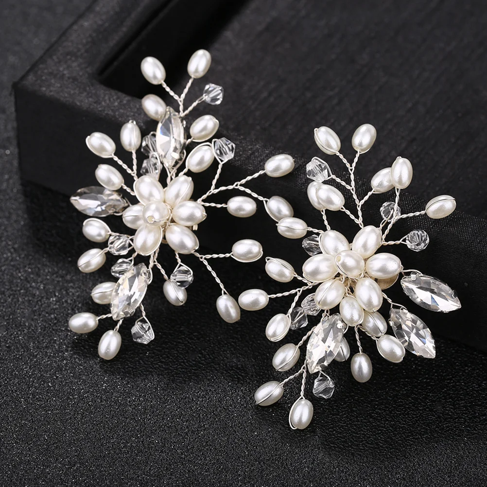

Pearl Rhinestone Shoe Clips Fashionable Craftsmanship Clutch Hat Sandals Pumps Heels Instant Decoration Attractive
