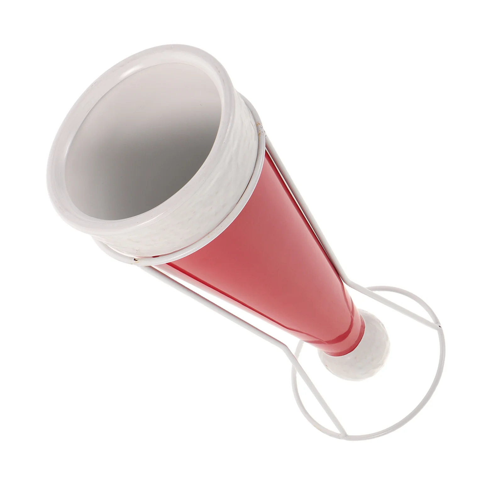 

Vintage Ceramic Santa Hat Vase Christmas Flower Pot Floral Arrangement Holder for Home Bedroom Floral Vase Holiday Flower Holder