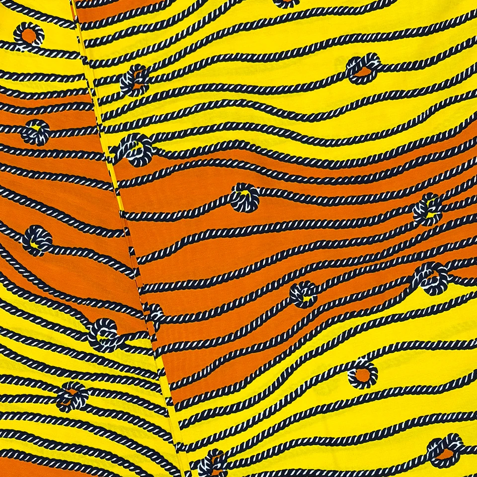 New Dutch batik printed cotton fabric, high quality, 100% pure cotton jacquard design, Ghanaian super batik fabric. view 4