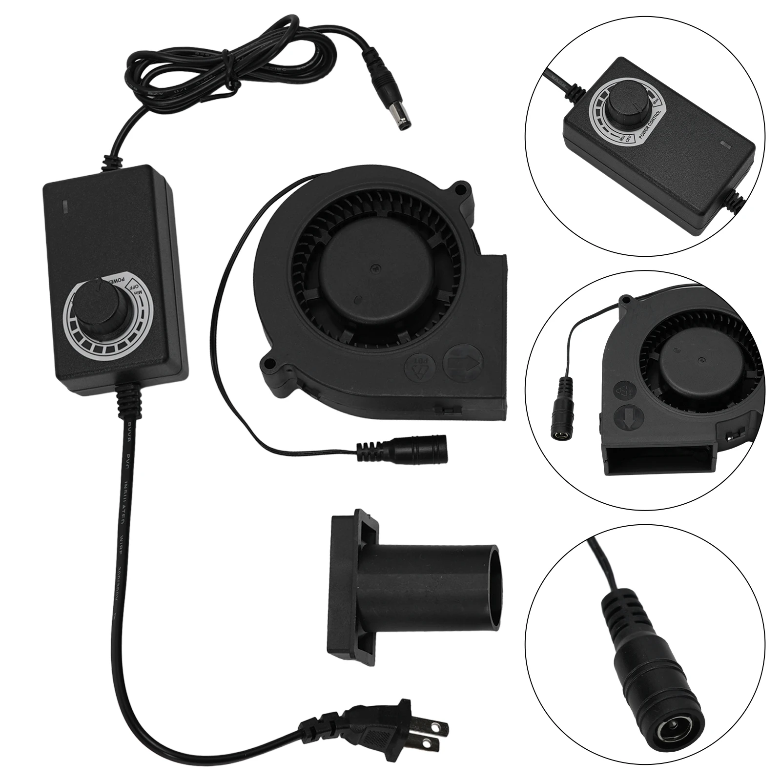 Turbo Fan Blower Volume Air Airflow Compact Convenient Firewood High Manual Portable Powerful 2.7A 9733 Stove DC