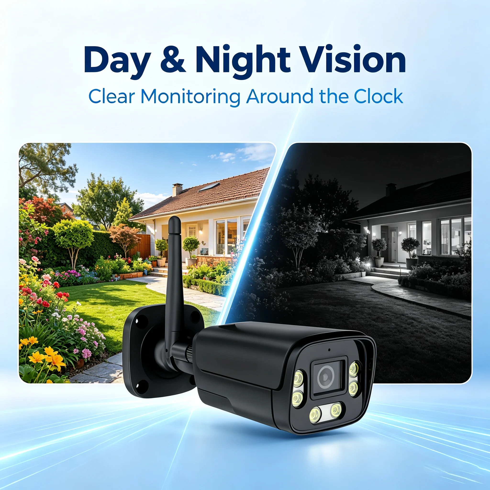 HJT 4K WiFi 5MP Outdoor Security камера 8MP 2.4G IP66 Waterproof Motion Detection 3.6mm Two-Way Audio Camhi