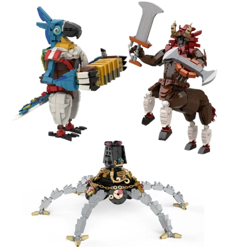 

Breath Of The Wild Series Zeldaing Wild Breath Monster Skull Kass Building Block Set For Collection Toys For Kids Birthday Gifts