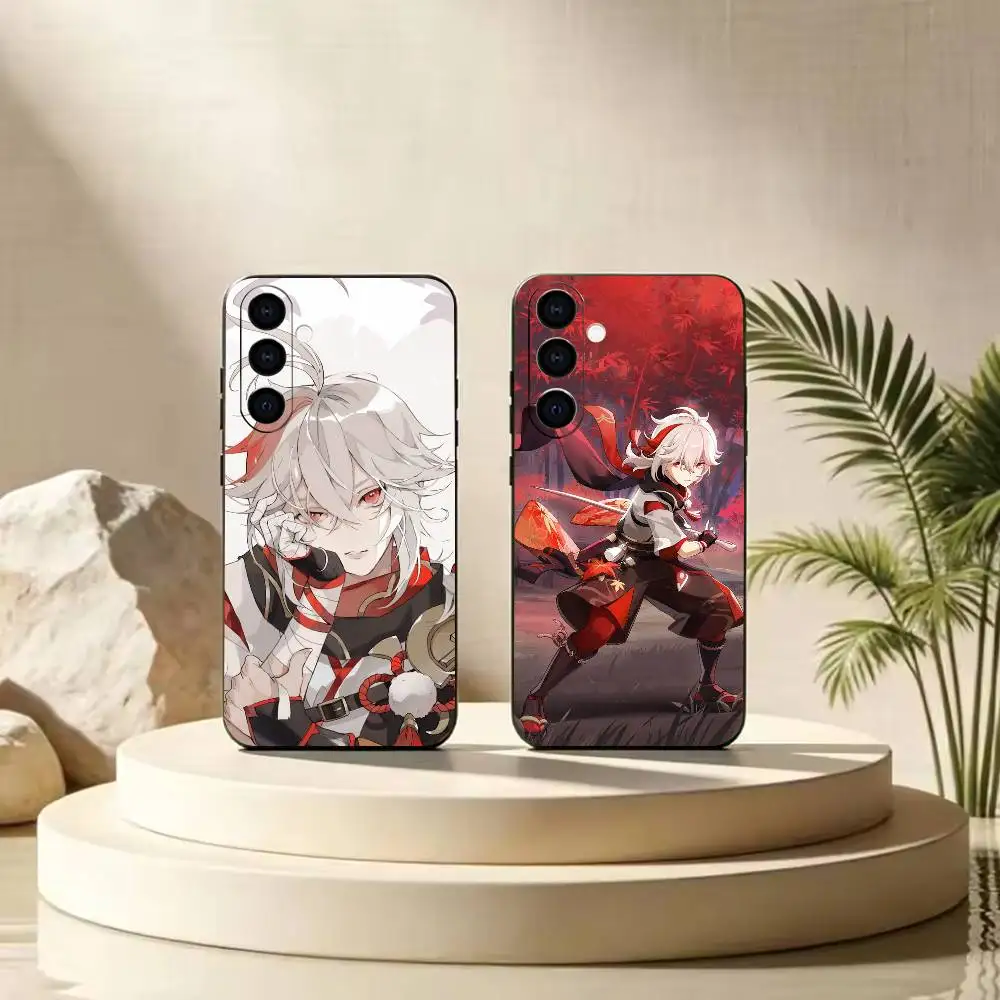G-Genshin impact Kaedehara Kazuha  Phone Case For Samsung Galaxy A73,A72,A71,A70,A53,A52,A51,Others Soft Black Cover
