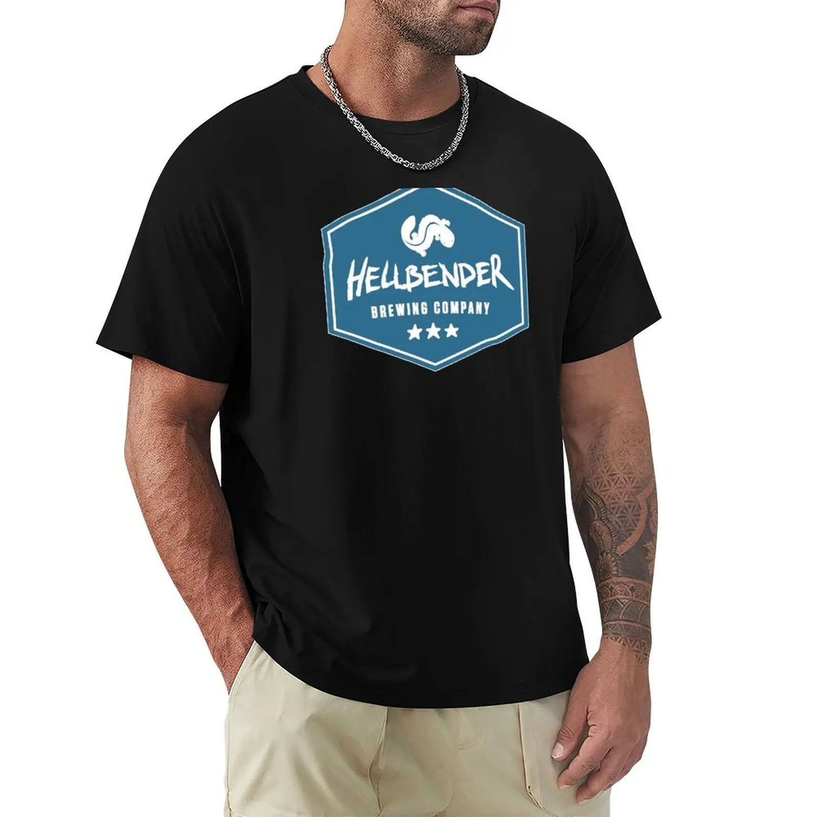 

Hellbender Brewing Company T-Shirt boys animal print T-shirts man heavy weight t shirts for men
